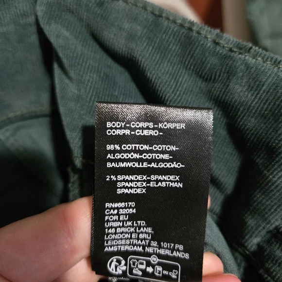 💖Free People / We The Free Jayde Corduroy Flared Jeans / Pants - Picture 5 of 7